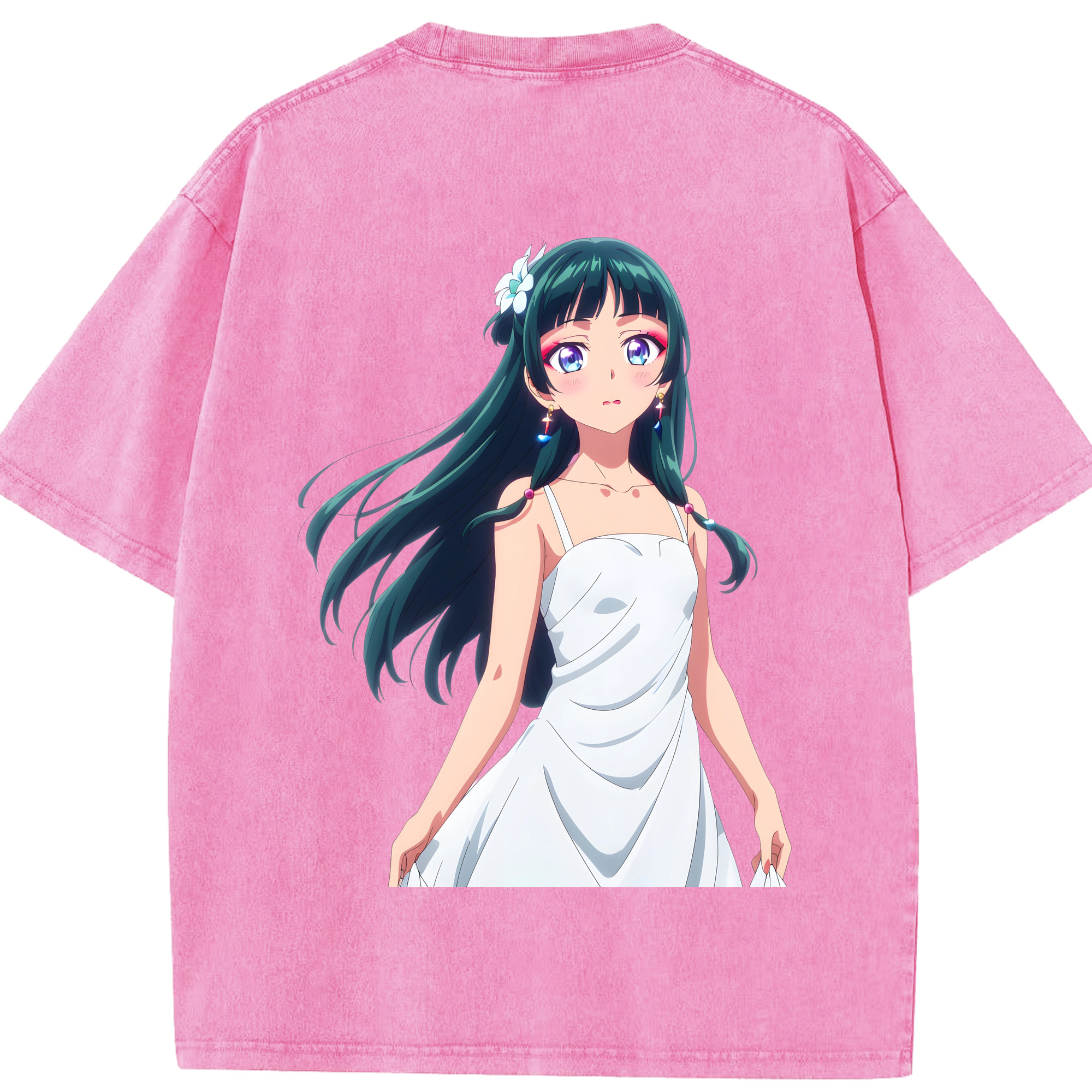 （画像用） 薬屋のひとりごと The Apothecary Diaries 綿100% ヴィンテージ風 半袖Tシャツ（背面プリント）